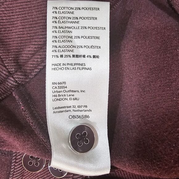 Maeve Anthropologie High Rise Seamed Split Hem Pants In Plum Size 14 Equestrian - Picture 11 of 11